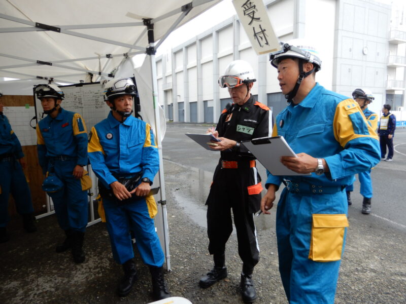 神奈川県警察との大震災対応合同訓練の実施